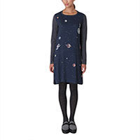 Nice Things Space Moonwalk wool dress S